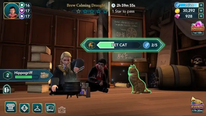 Scaredy-Cats Side Quest Harry Potter Hogwarts Mystery 